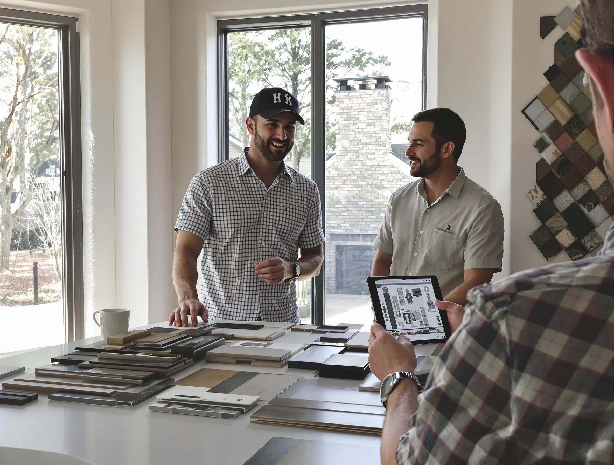 Monroeville Chimney Sweep remodeling a chimney and fireplace in Monroeville, PA