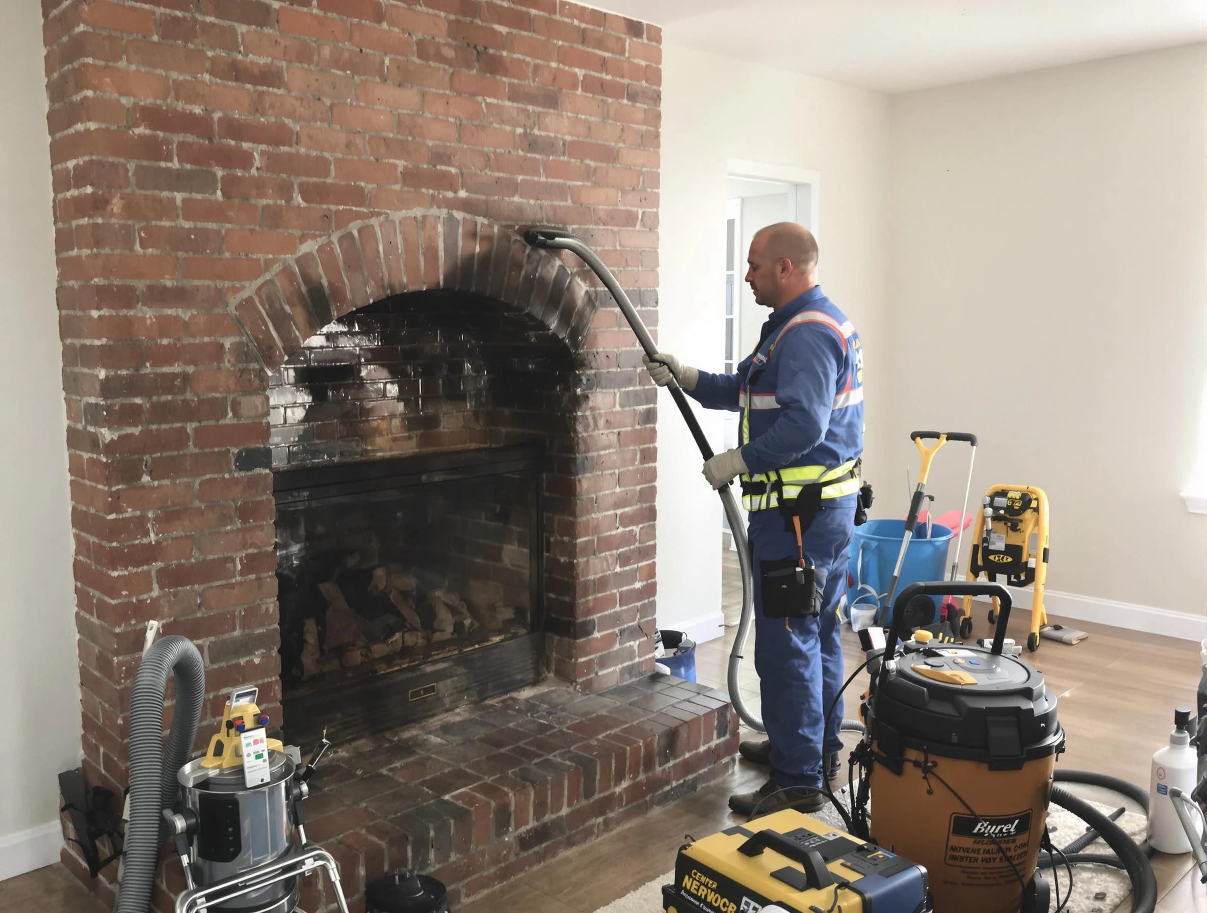 Monroeville Chimney Sweep expert performing detailed chimney sweep in Monroeville, PA