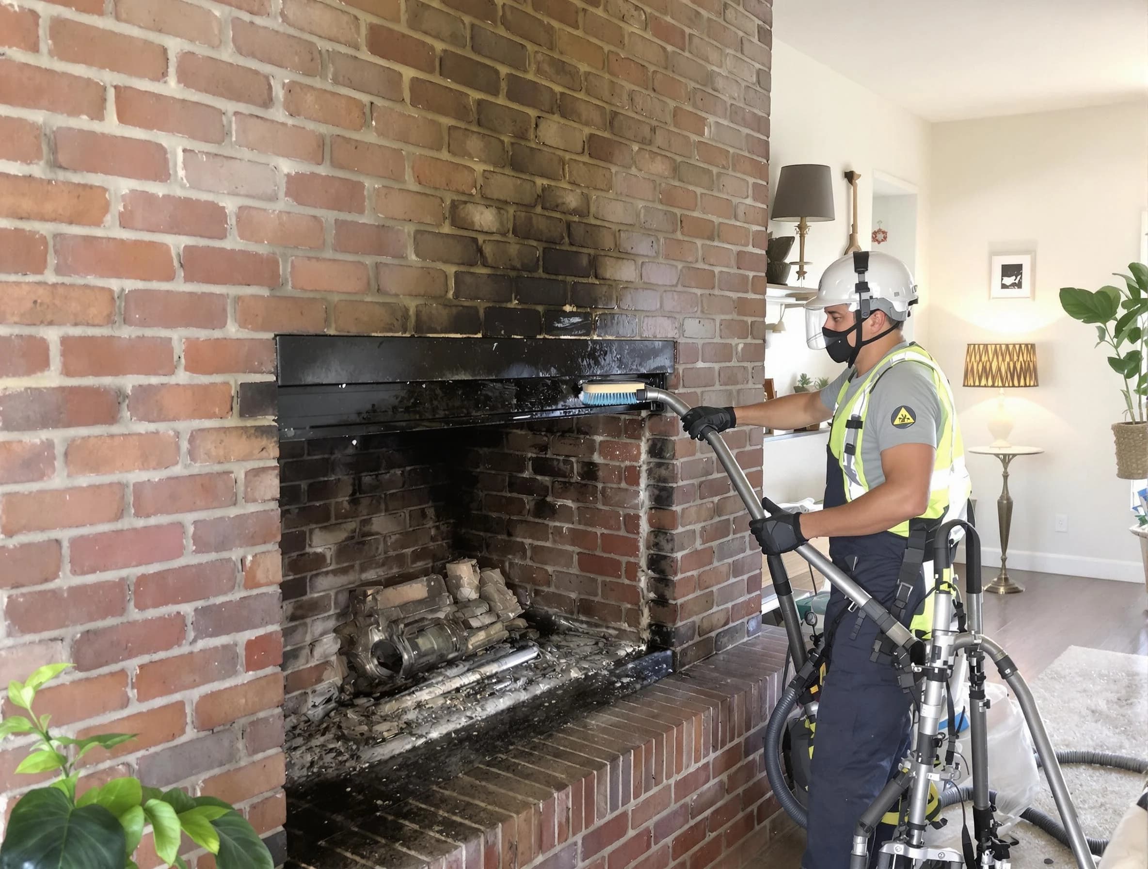Monroeville Chimney Sweep providing fireplace cleaning services in Monroeville, PA