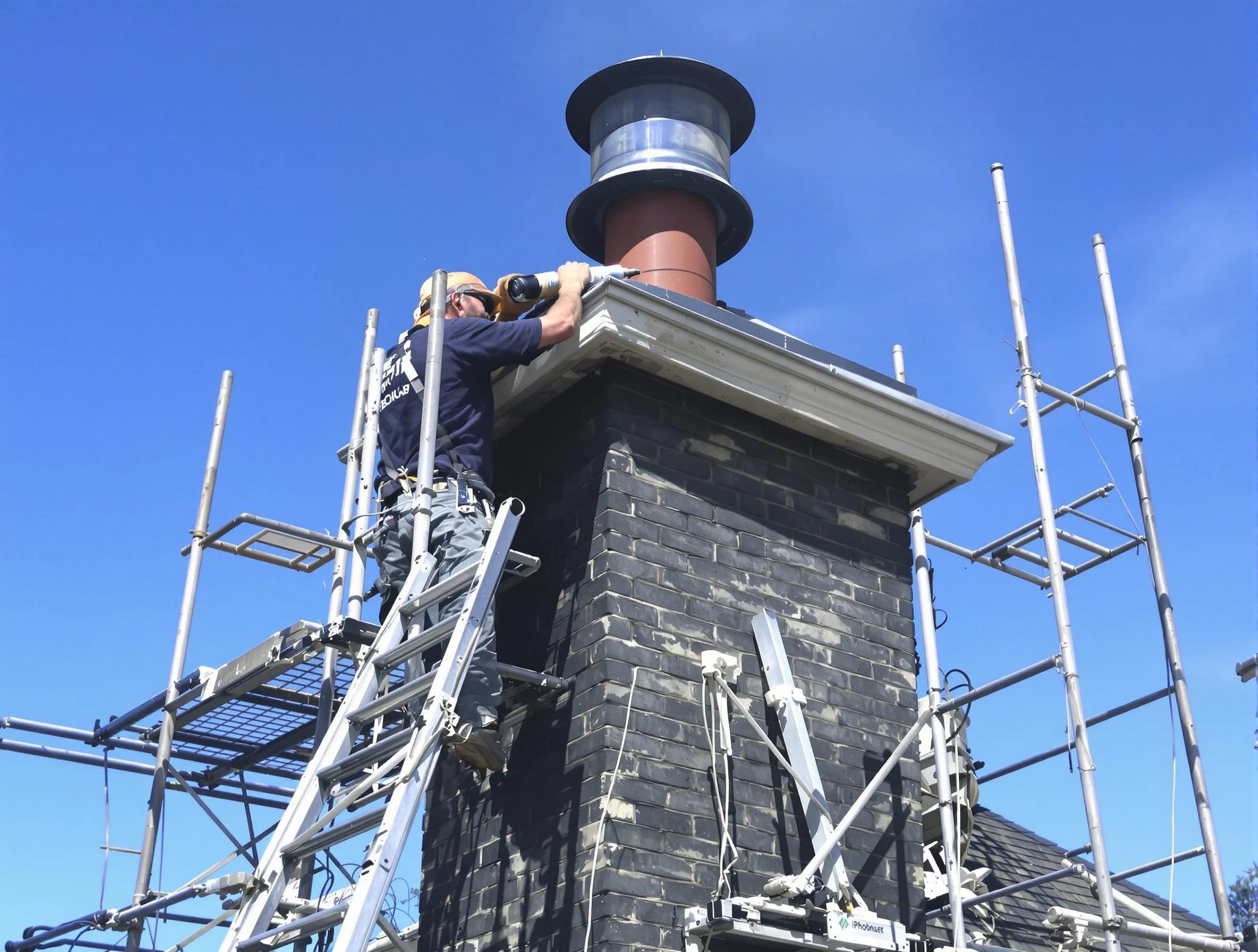 Sturdy chimney crown finished by Monroeville Chimney Sweep in Monroeville, PA
