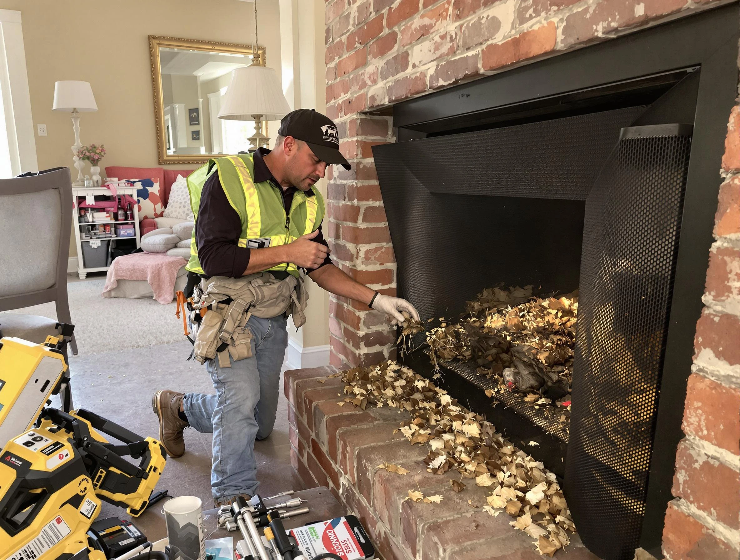 Safe screening installation by Monroeville Chimney Sweep in Monroeville, PA