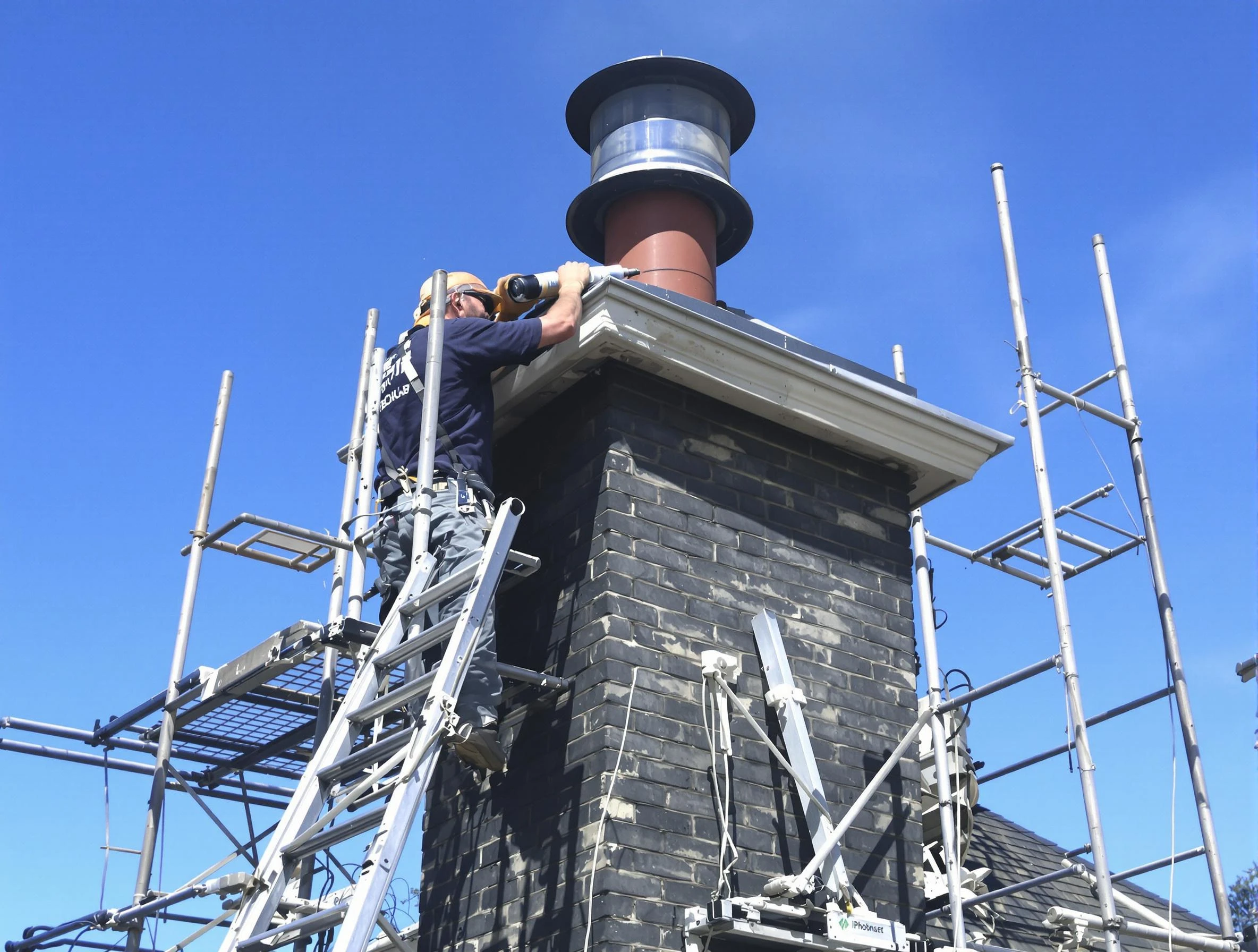 Sturdy chimney crown finished by Monroeville Chimney Sweep in Monroeville, PA