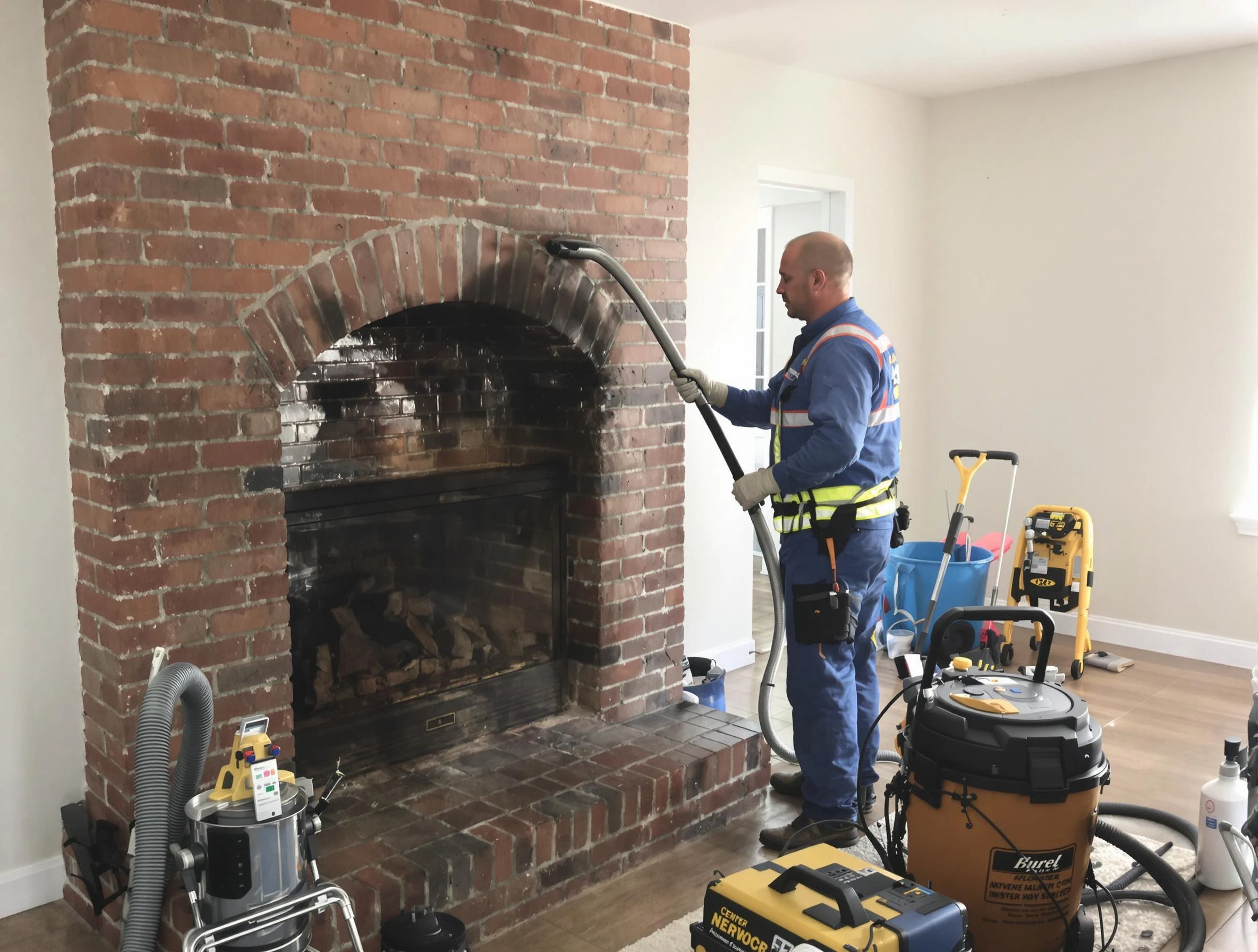 Monroeville Chimney Sweep expert performing detailed chimney sweep in Monroeville, PA